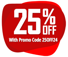 25% Off with promo code 25OFF24